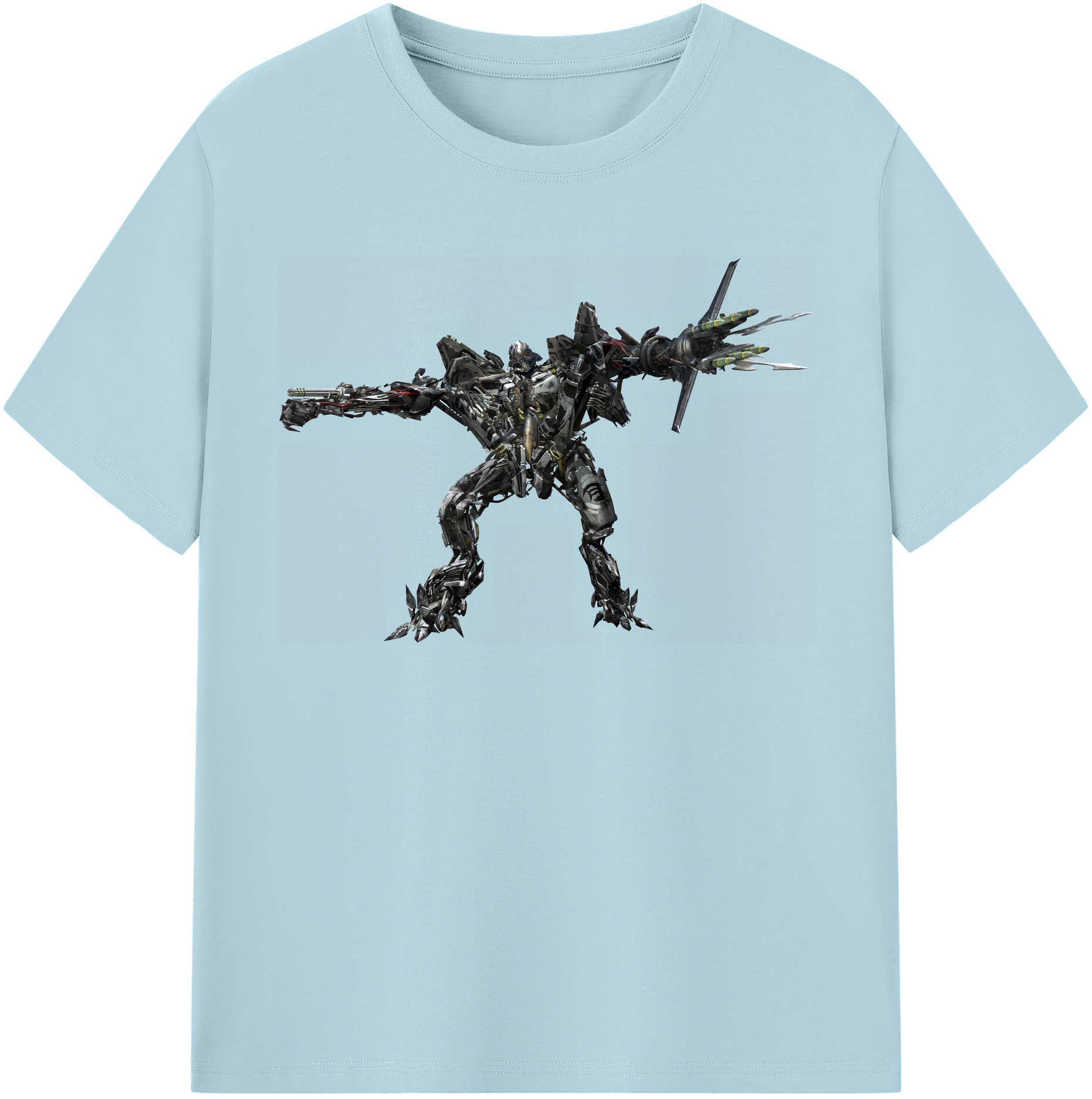 （画像用） Transformers トランスフォーマー 綿100％半袖Tシャツ（フロントプリント）
